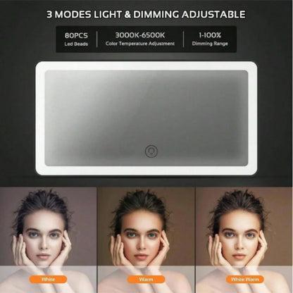 Car Mirror with LED & 3 Gear