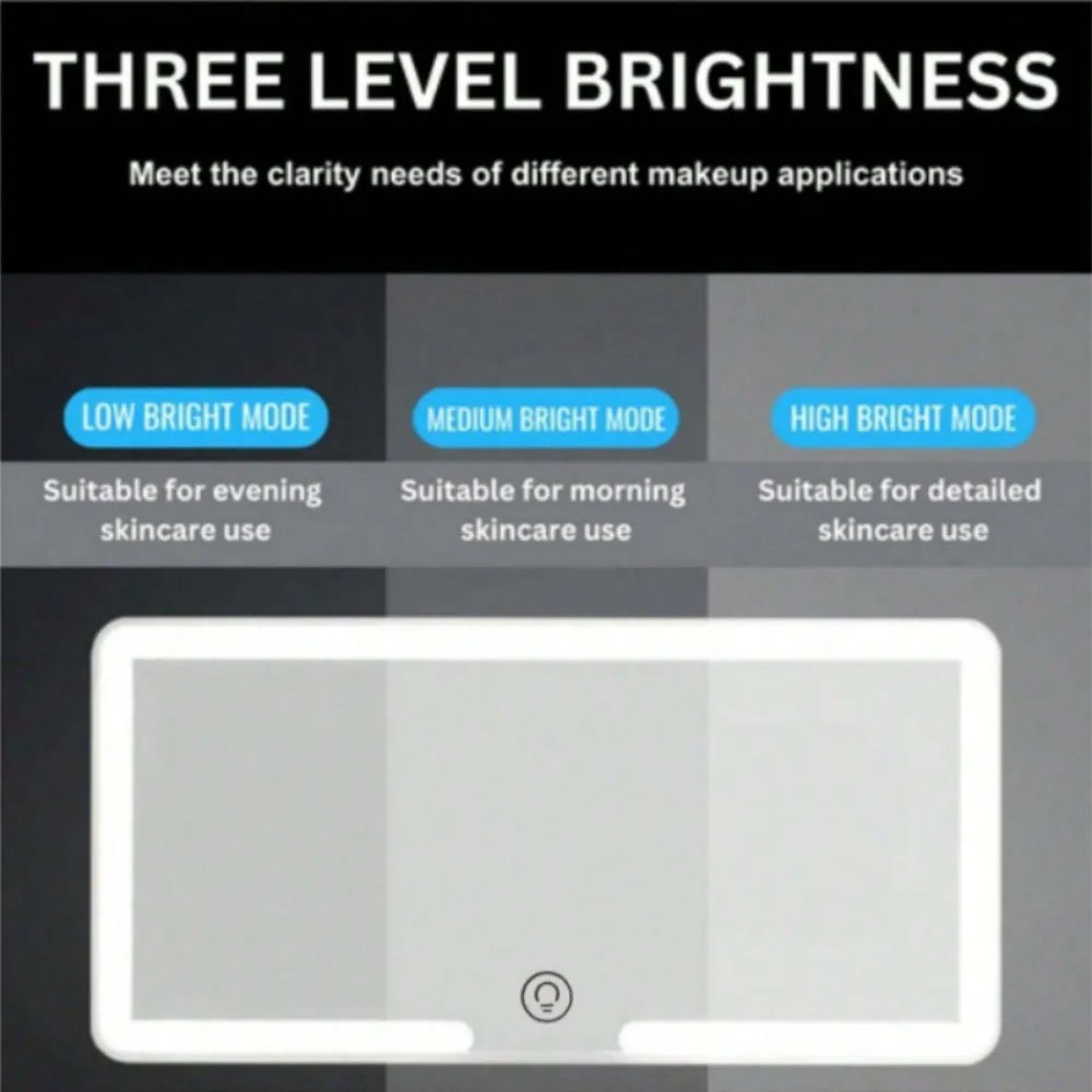 Car Mirror with LED & 3 Gear